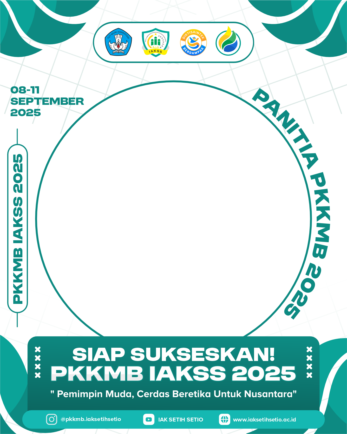 Twibbon Panitia PKKMB IAKSS 2025 feed IG