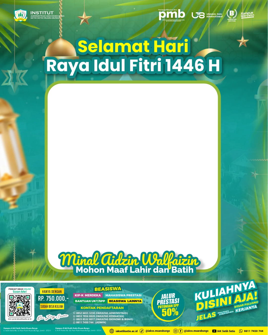 Twibbon IDUL FITRI 1446 H